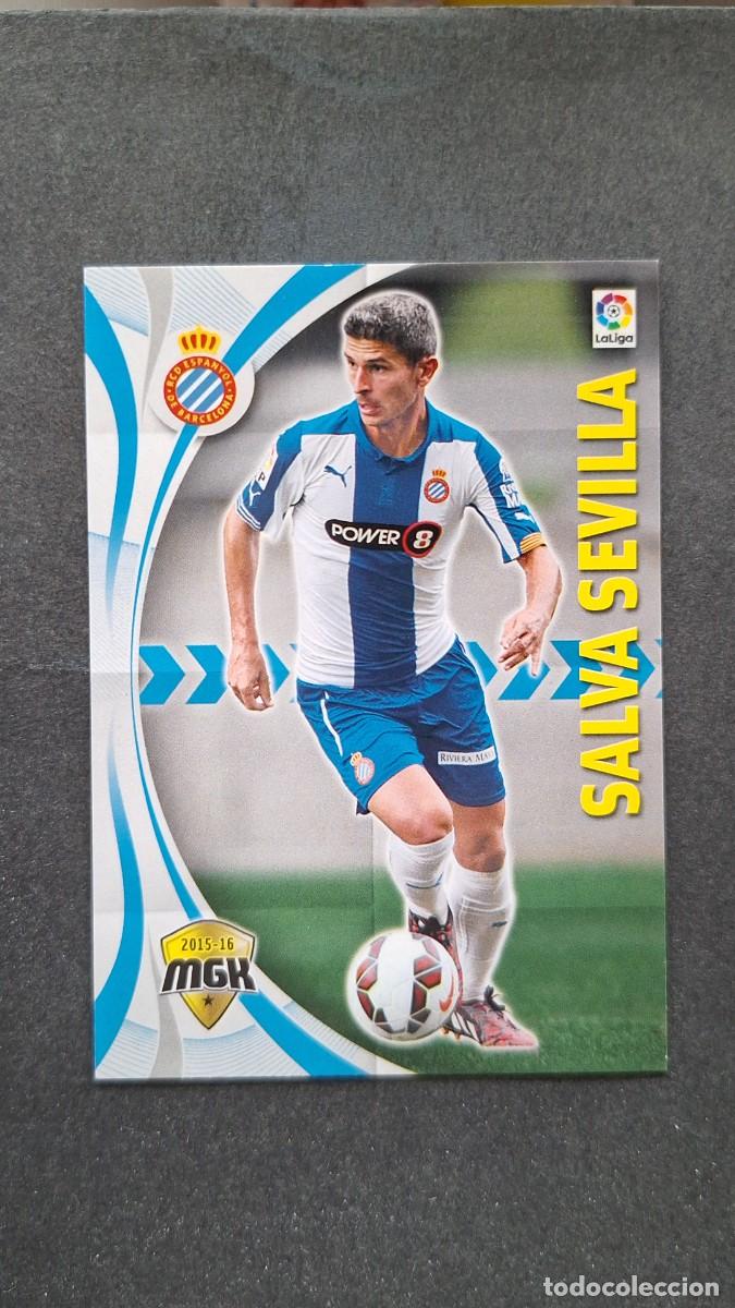 Cromos de f&uacute;tbol: L1 SALVA SEVILLA R. C. D. ESPA&Ntilde;OL 205 PANINI MEGACRACKS 2015 2016 15 16
