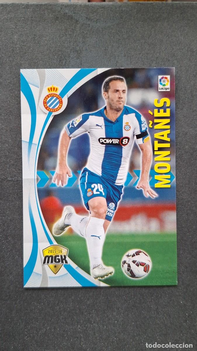 Cromos de f&uacute;tbol: L1 MONTA&Ntilde;ES R. C. D. ESPA&Ntilde;OL 206 PANINI MEGACRACKS 2015 2016 15 16