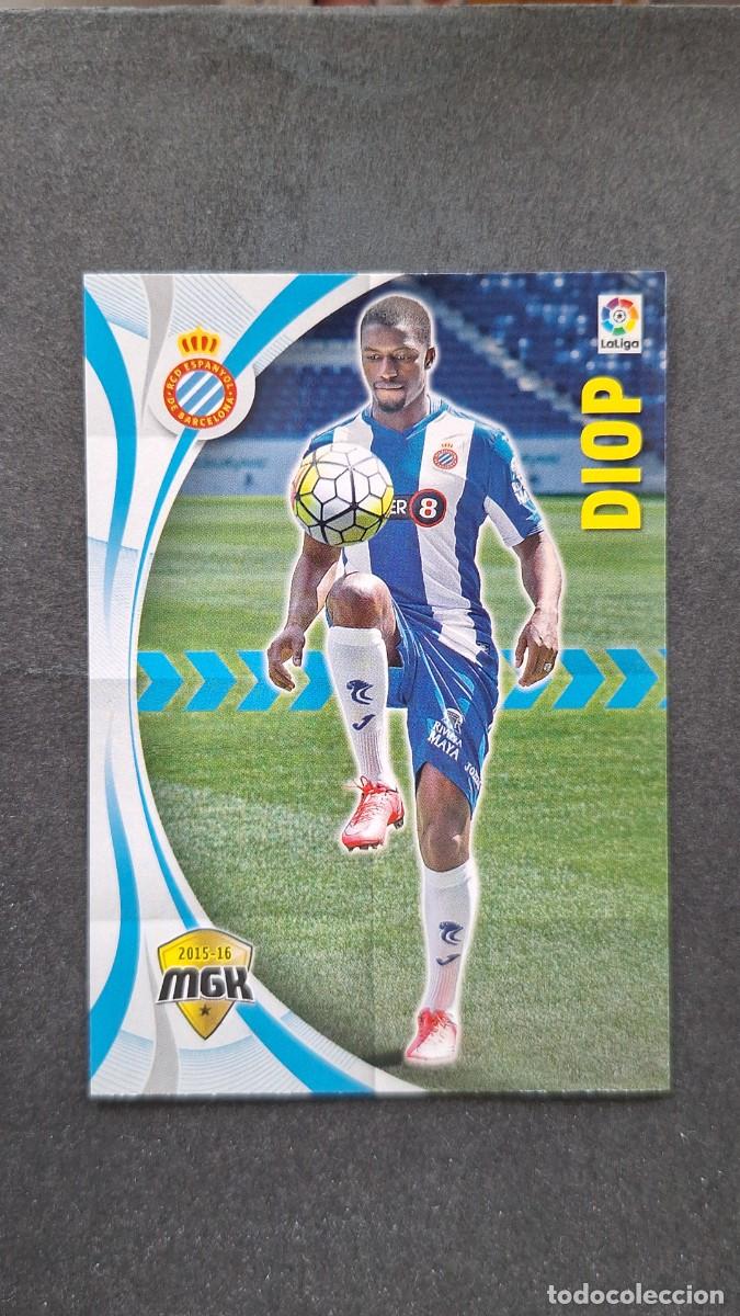 Cromos de f&uacute;tbol: L1 DIOP R. C. D. ESPA&Ntilde;OL 207 PANINI MEGACRACKS 2015 2016 15 16