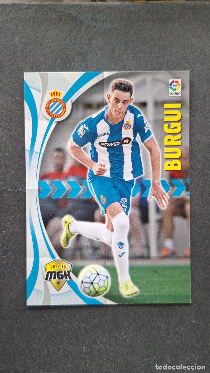 Cromos de f&uacute;tbol: L1 BURGUI R. C. D. ESPA&Ntilde;OL 208 PANINI MEGACRACKS 2015 2016 15 16