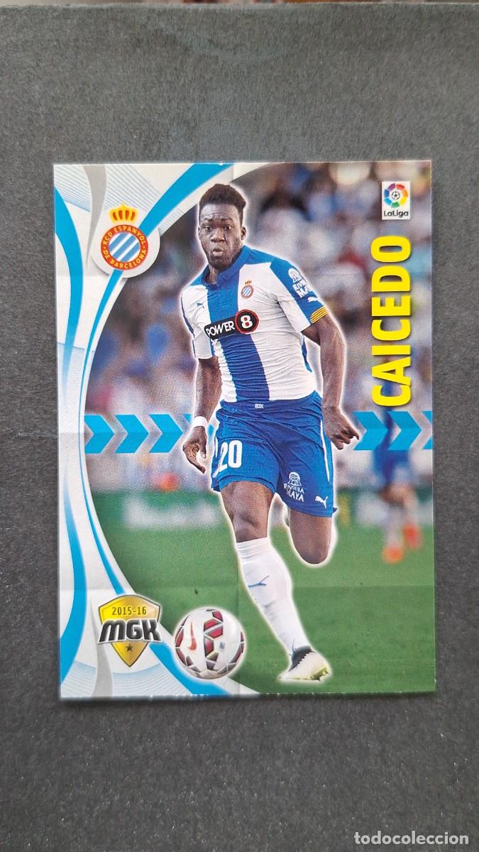 Cromos de f&uacute;tbol: L1 CAICEDO R. C. D. ESPA&Ntilde;OL 209 PANINI MEGACRACKS 2015 2016 15 16