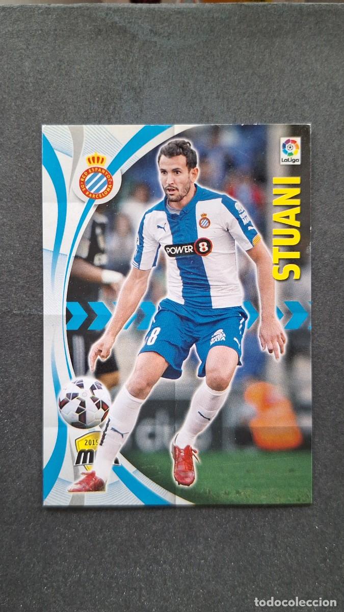 Cromos de f&uacute;tbol: L1 STUANI R. C. D. ESPA&Ntilde;OL 210 PANINI MEGACRACKS 2015 2016 15 16