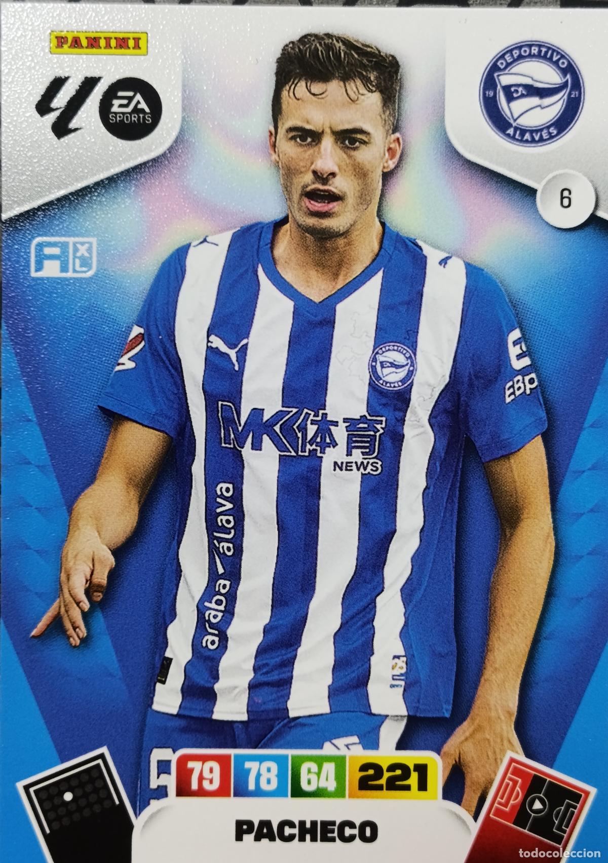Fu&szlig;ball-Sticker: 30 Pacheco 6 Deportivo Alav&eacute;s Basica 2025 2026 Adrenalyn XL Panini Bueno 25 26 Adre Xl - PANINI