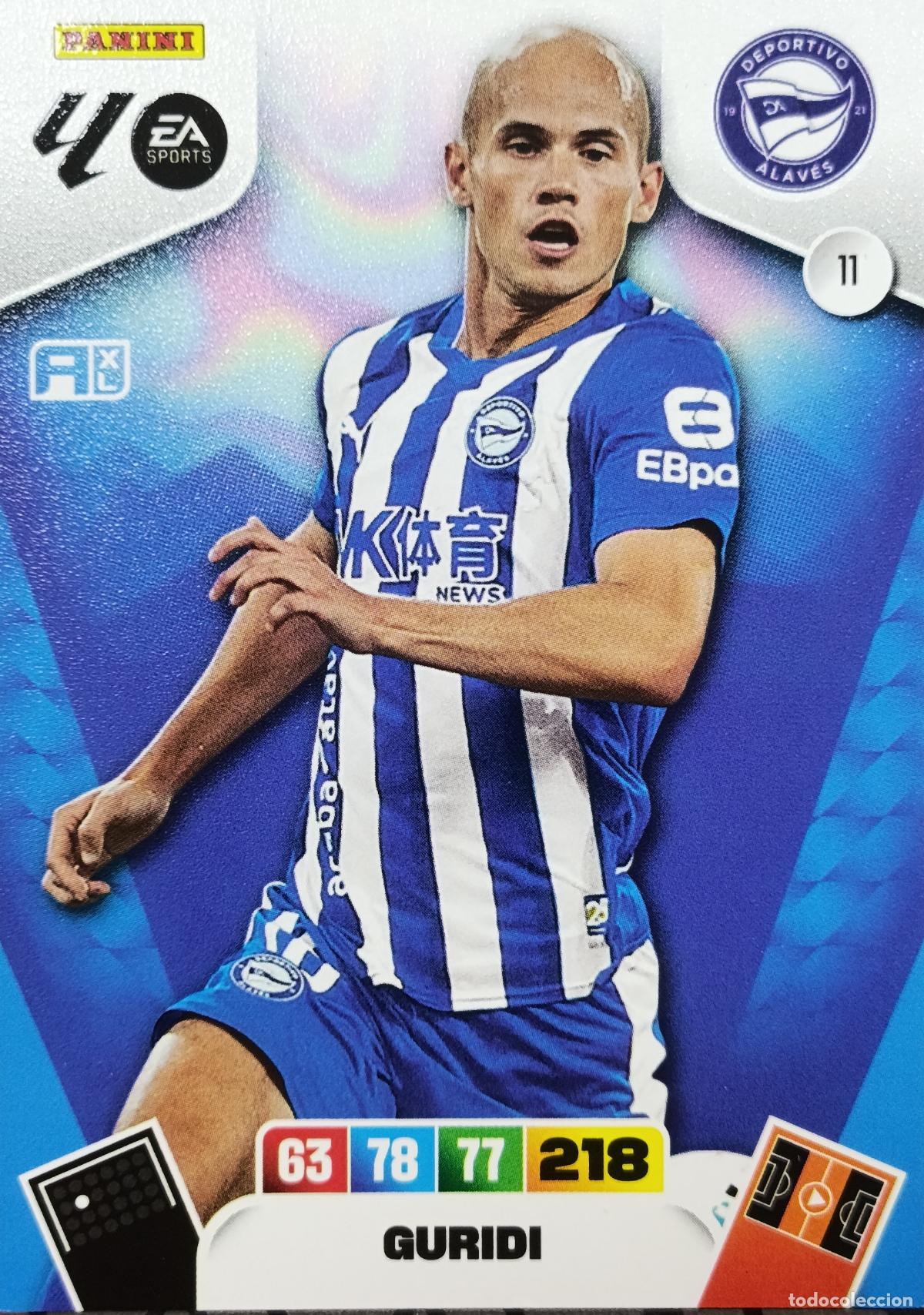 Fu&szlig;ball-Sticker: 32 Guridi 11 Deportivo Alav&eacute;s Basica 2025 2026 Adrenalyn XL Panini Bueno 25 26 Adre Xl - PANINI