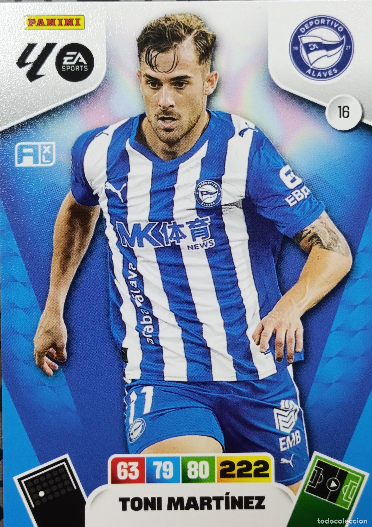 Fu&szlig;ball-Sticker: 36 Toni Martinez 16 Deportivo Alav&eacute;s Basica 2025 2026 Adrenalyn XL Panini Bueno 25 26 Adre Xl - PAN