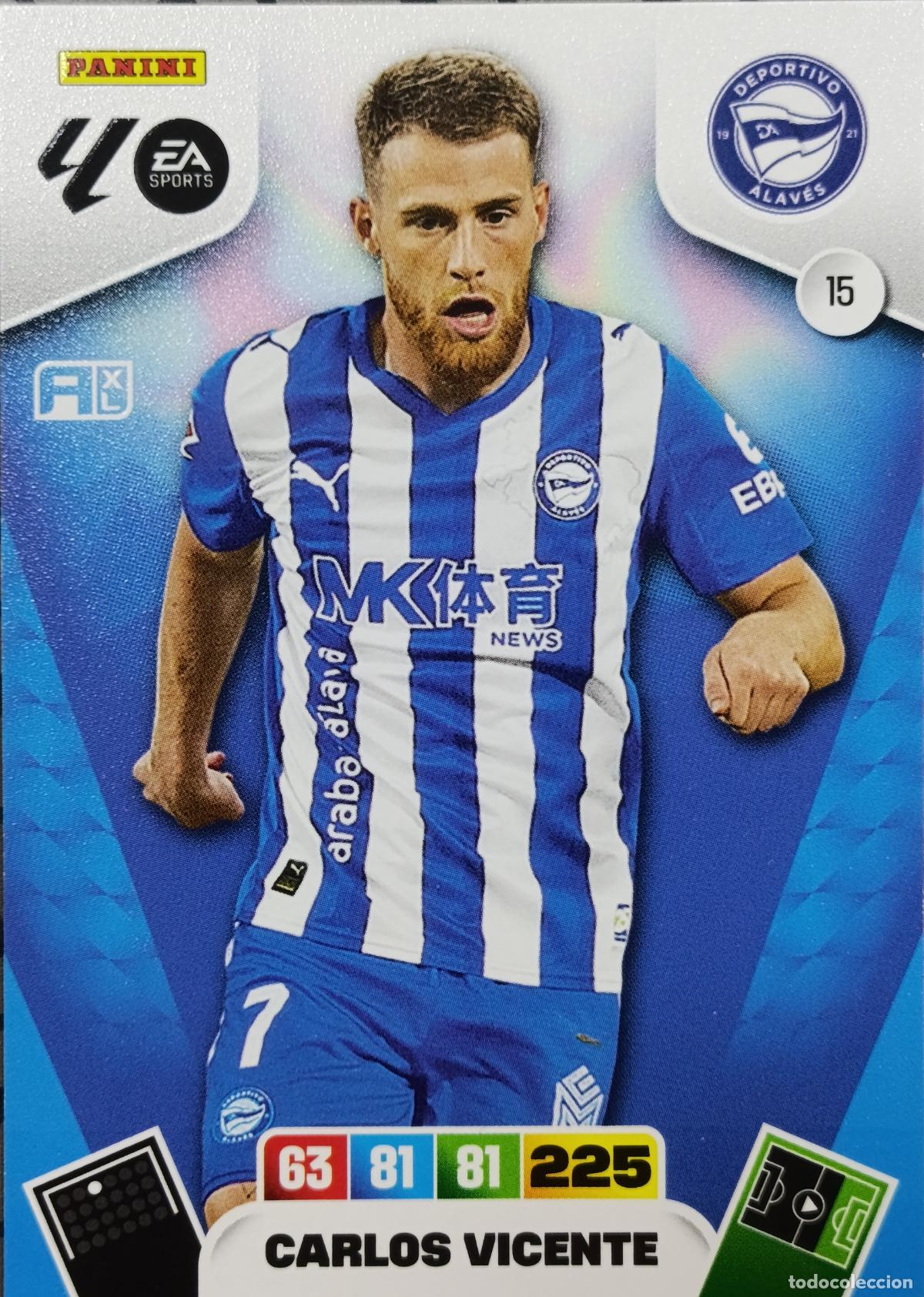 Fu&szlig;ball-Sticker: 35 Carlos Vicente 15 Deportivo Alav&eacute;s Basica 2025 2026 Adrenalyn XL Panini Bueno 25 26 Adre Xl - PA