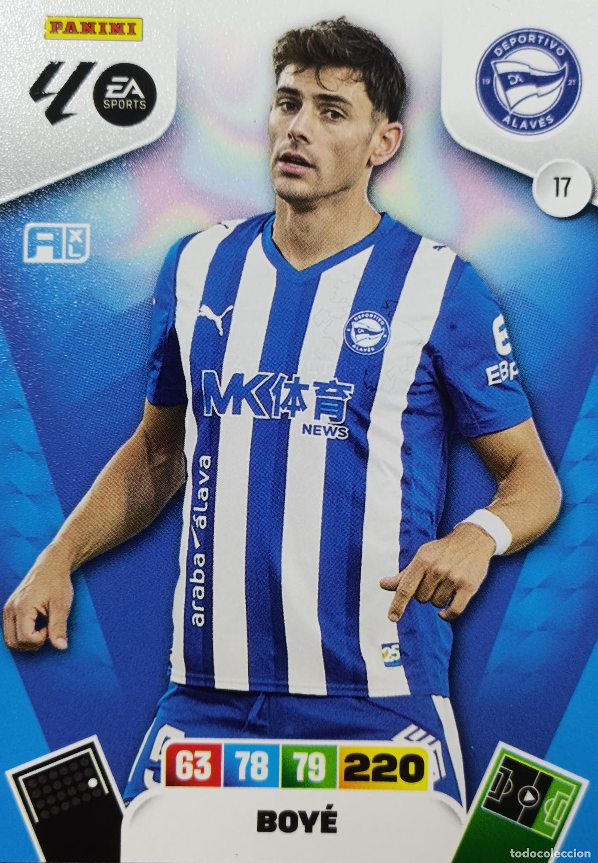 Fu&szlig;ball-Sticker: 37 Boye 17 Deportivo Alav&eacute;s Basica 2025 2026 Adrenalyn XL Panini Bueno 25 26 Adre Xl - PANINI