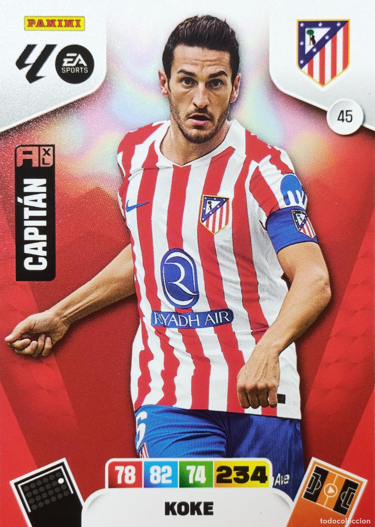 Fu&szlig;ball-Sticker: 49 Koke 45 Atletico de Madrid Basica 2025 2026 Adrenalyn XL Panini Bueno 25 26 Adre Xl - PANINI