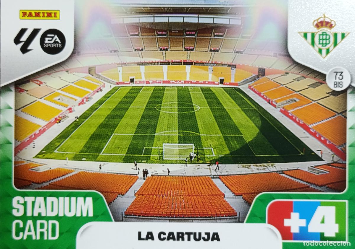 Cromos de f&uacute;tbol: 54 La Cartuja 73 bis Real Betis Estadio 2025 2026 Adrenalyn XL Panini Bueno 25 26 Adre Xl - PANINI