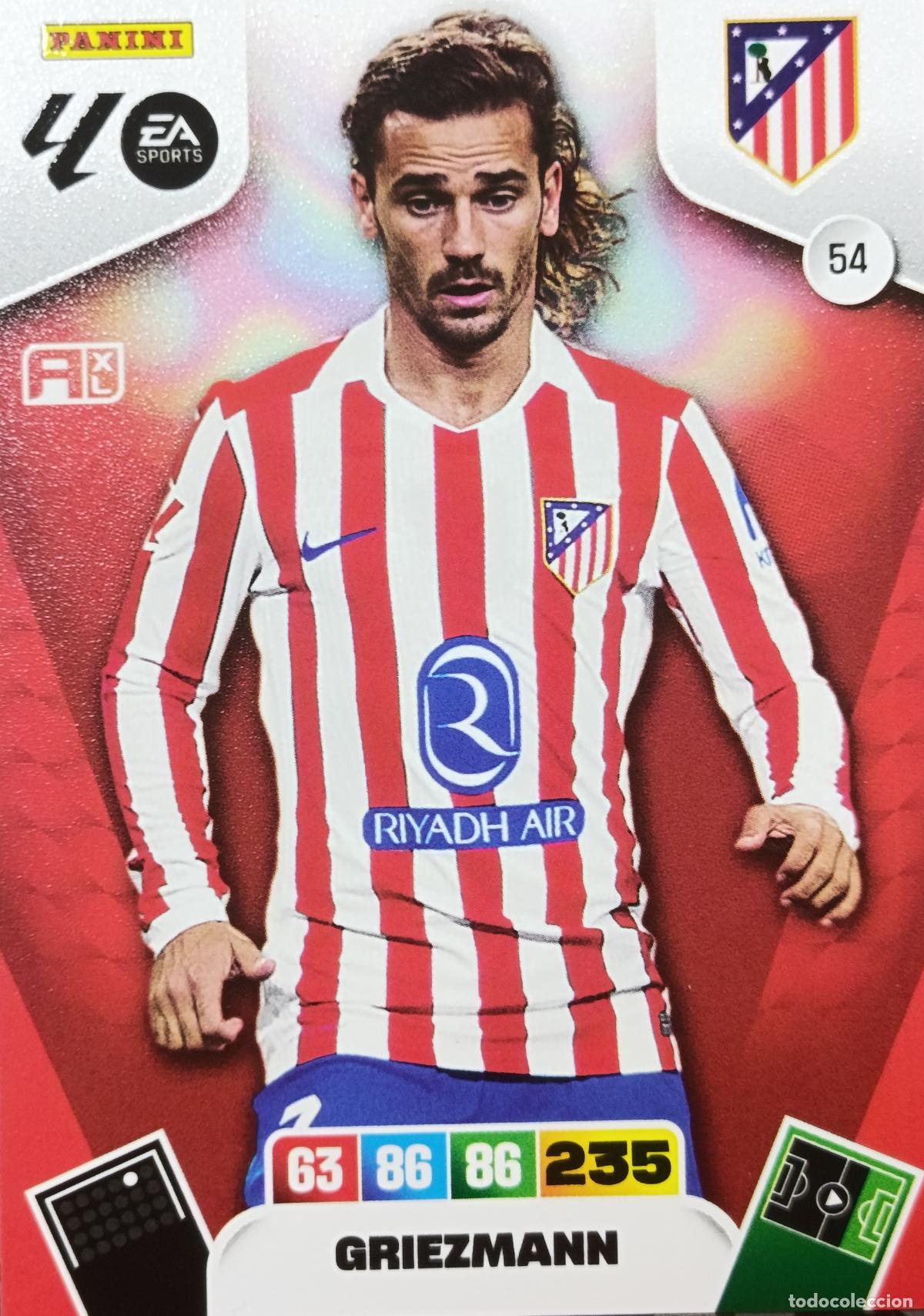 Cromos de f&uacute;tbol: 53 Griezmann 54 Atletico de Madrid Basica 2025 2026 Adrenalyn XL Panini Bueno 25 26 Adre Xl - PANIN