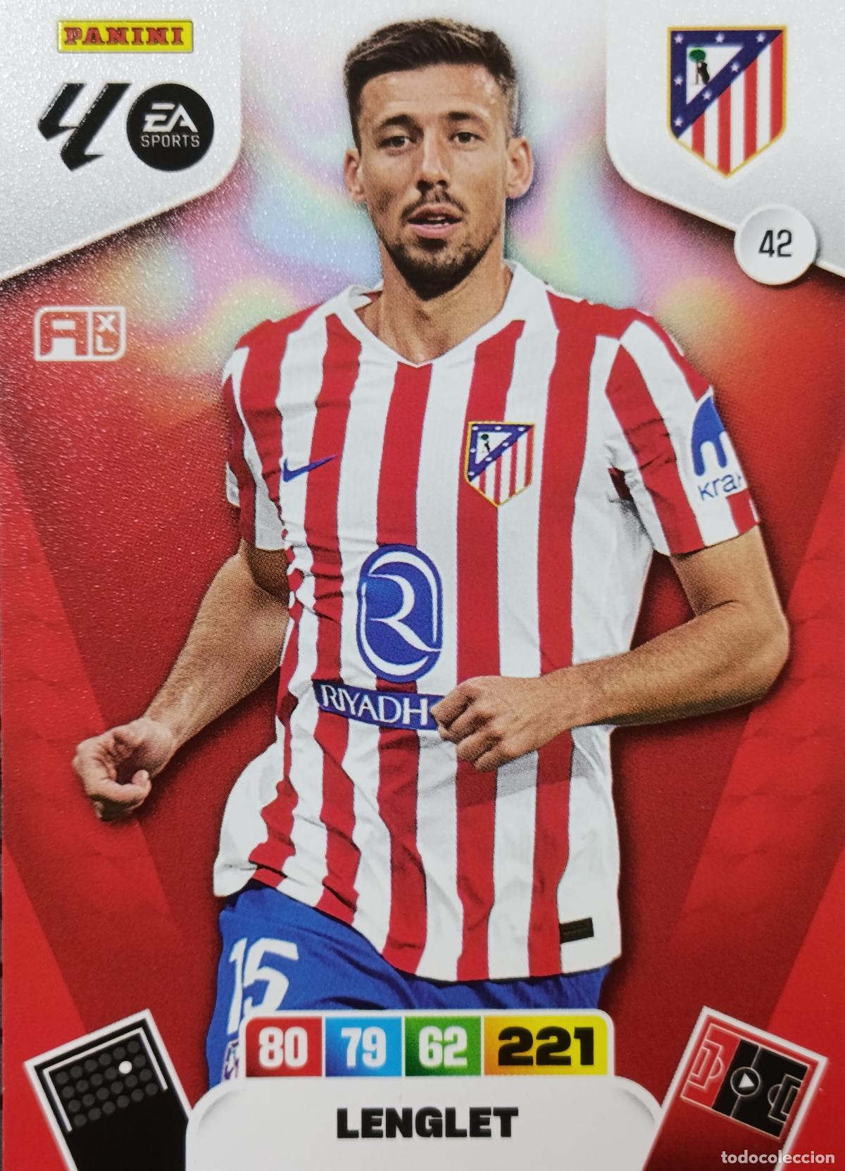 Cromos de f&uacute;tbol: 46 Lenglet 42 Atletico de Madrid Basica 2025 2026 Adrenalyn XL Panini Bueno 25 26 Adre Xl - PANINI
