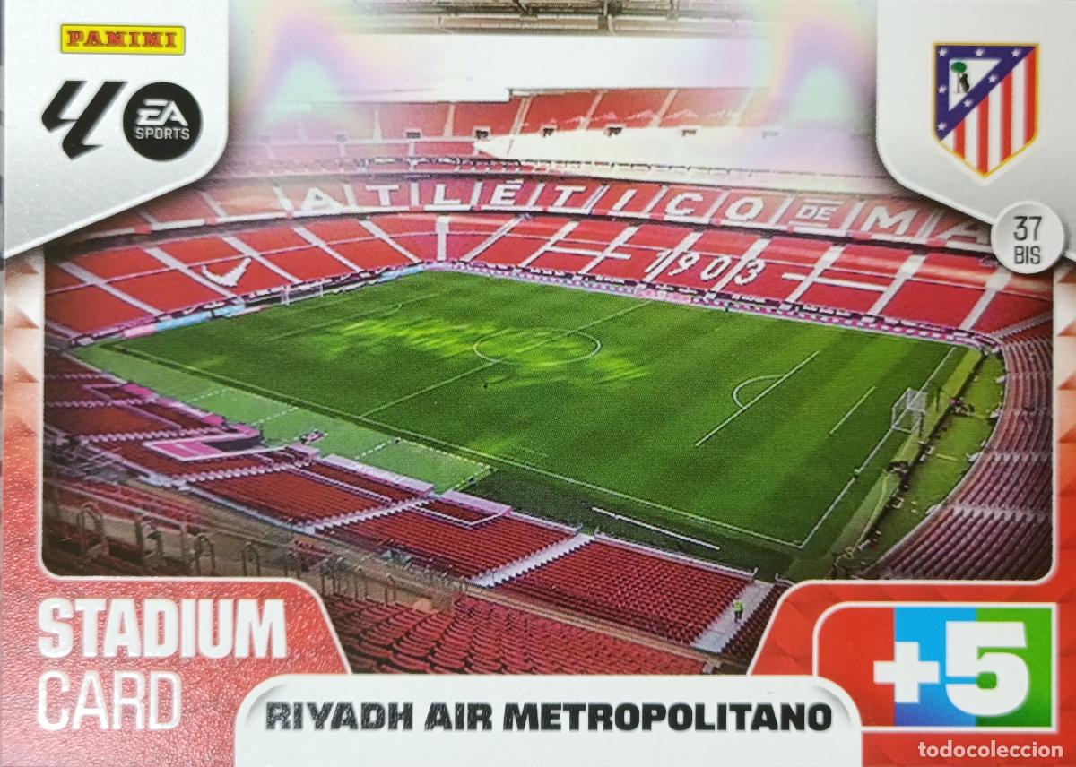 Cromos de f&uacute;tbol: 42 Metropolitano 37 bis Atletico de Madrid Estadio 2025 2026 Adrenalyn XL Panini Bueno 25 26 Adre X