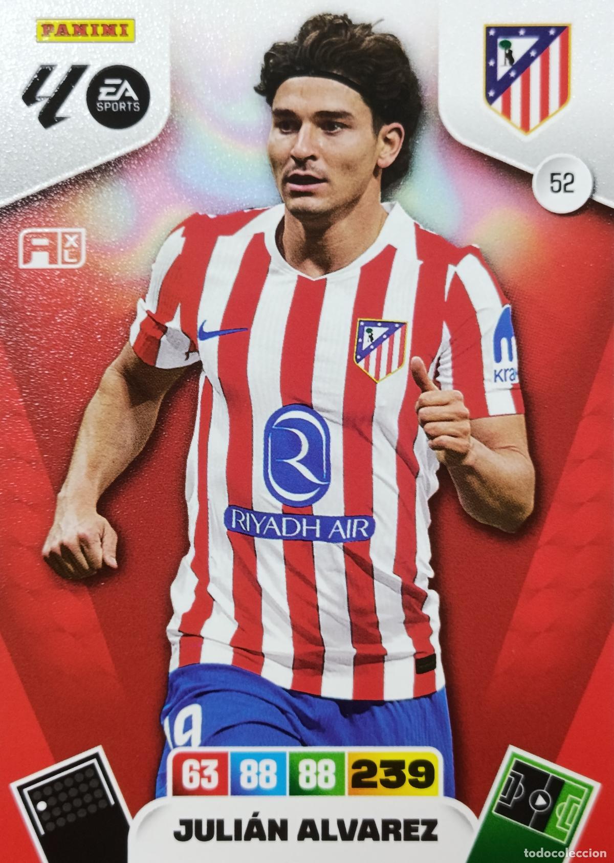 Cromos de f&uacute;tbol: 52 Julian Alvarez 52 Atletico de Madrid Basica 2025 2026 Adrenalyn XL Panini Bueno 25 26 Adre Xl -