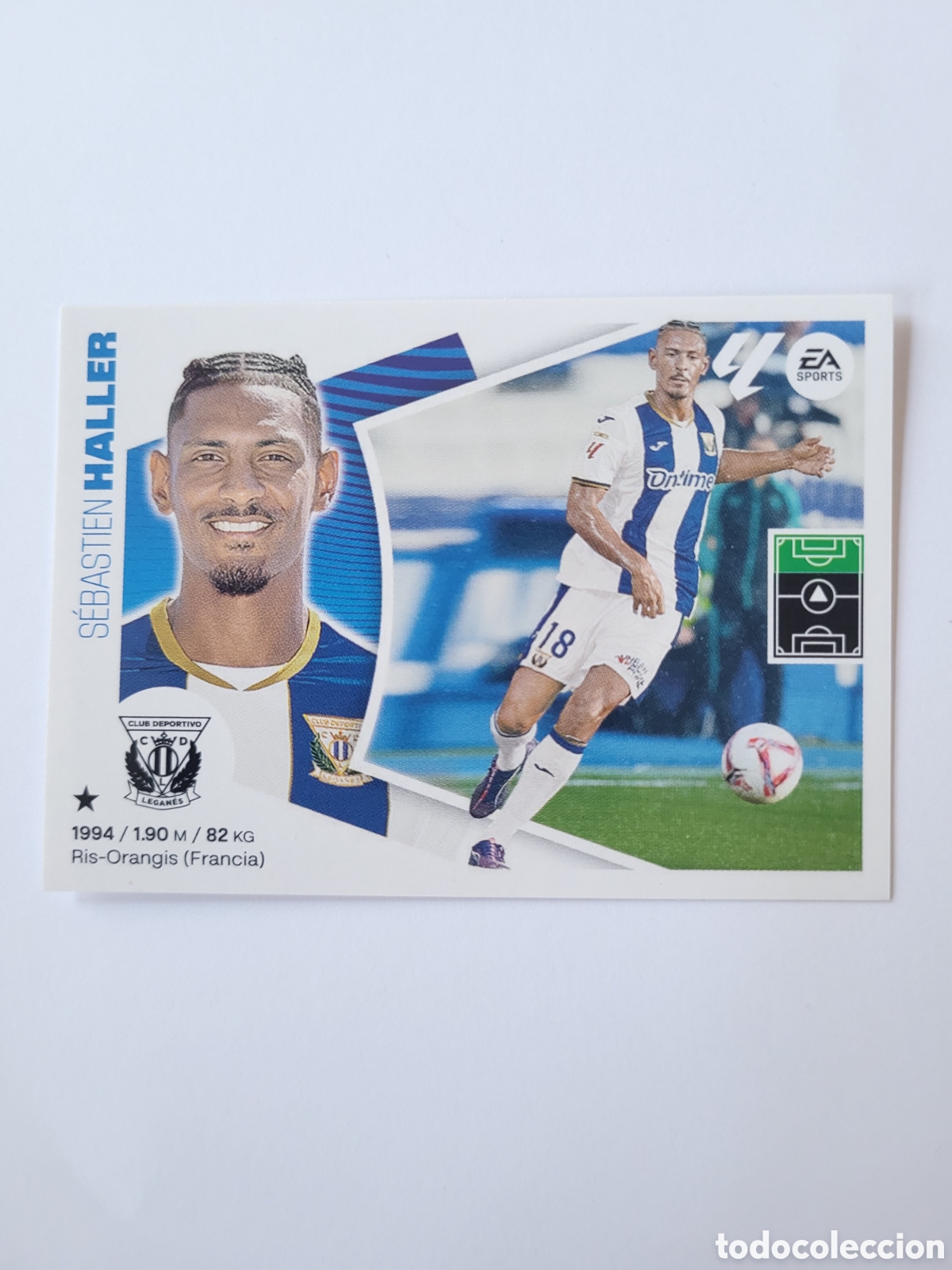Cromos de f&uacute;tbol: 66 Sebastien Haller [Sticker] &Uacute;ltimos Fichajes / La Liga Este 2024
