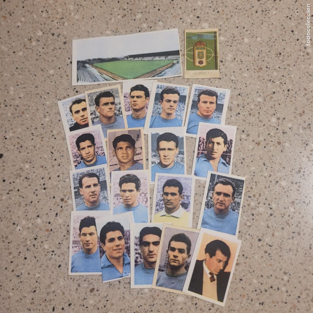Cromos de f&uacute;tbol: LOTE DE 20 CROMOS DEL OVIEDO, COLECCION FUTBOL 1960 DE RUIZ ROMERO. LEER COMENTARIOS