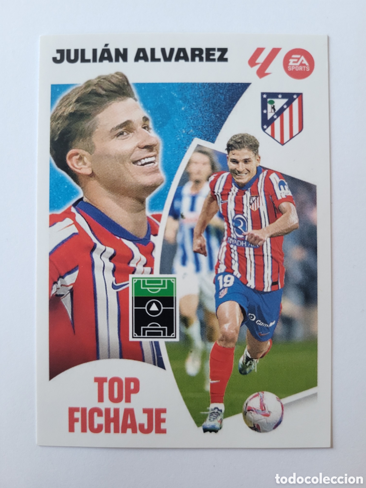 Cromos de f&uacute;tbol: 68 Julian Alvarez [Sticker] Top Fichaje / La Liga Este 2024