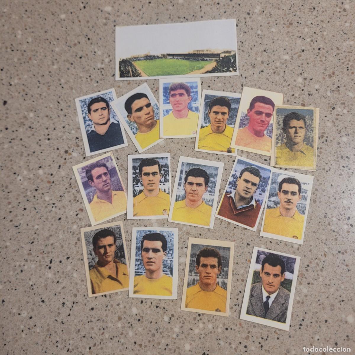 Cromos de f&uacute;tbol: LOTE DE 16 CROMOS DE LA U.D. LAS PALMAS COLECCION FUTBOL 1960 DE RUIZ ROMERO. LEER COMENTARIOS