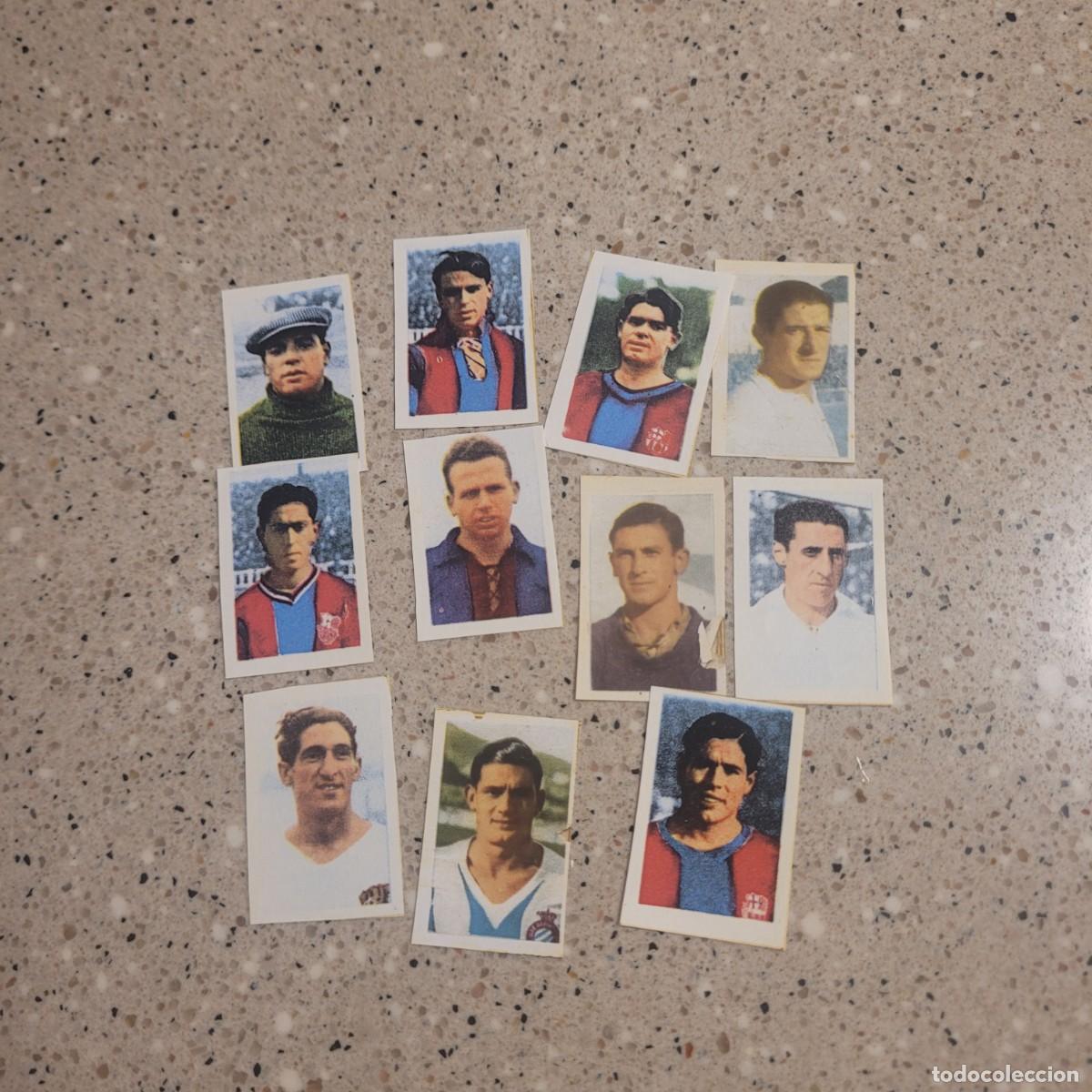 Cromos de f&uacute;tbol: LOTE DE 11 CROMOS DE VIEJS GLORIAS COLECCION FUTBOL 1960 DE RUIZ ROMERO. LEER COMENTARIOS