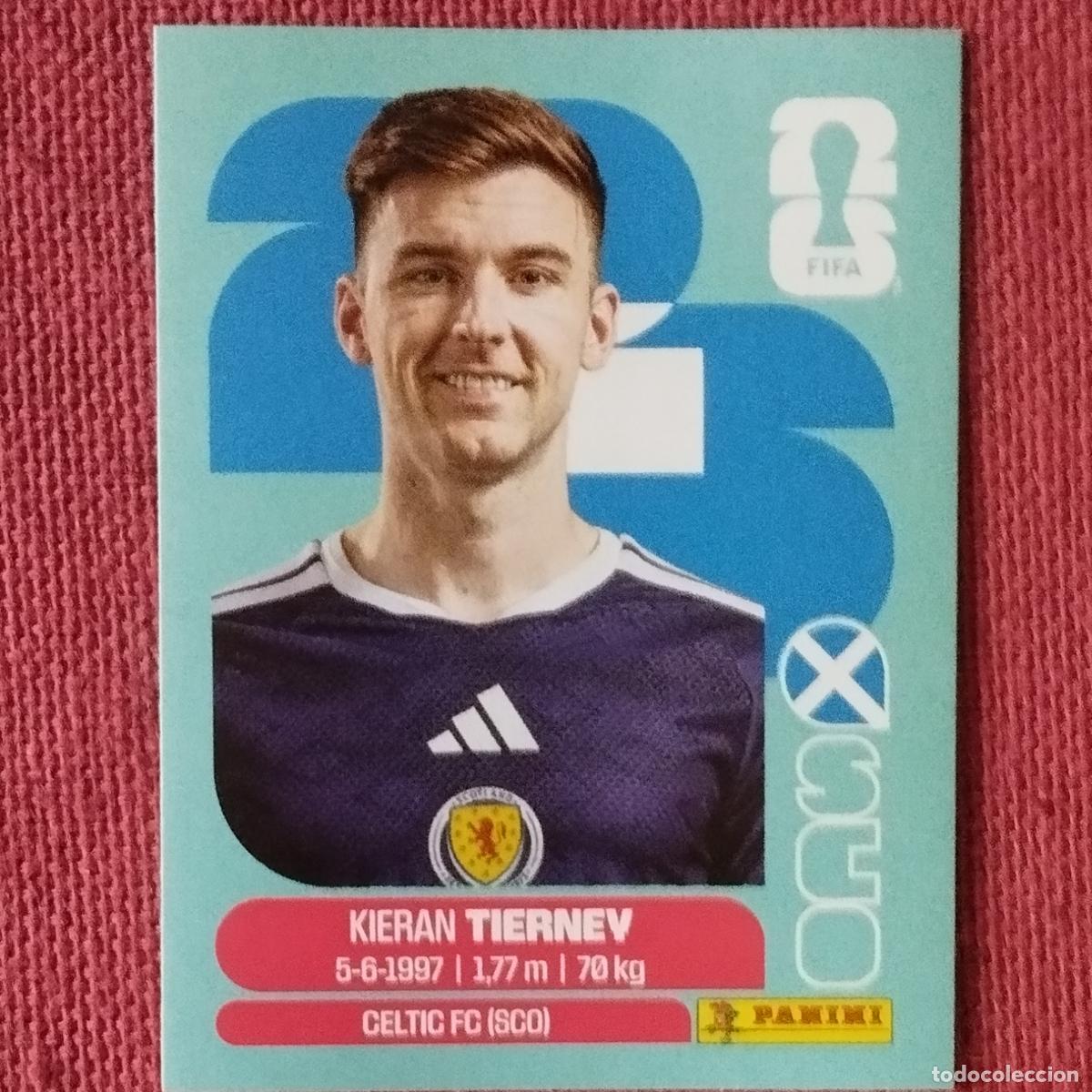 Fu&szlig;ball-Sticker: KIERAN TIERNEY - ESCOCIA - SCO 4 - MUNDIAL DE FUTBOL - FIFA WORLD CUP - 2026