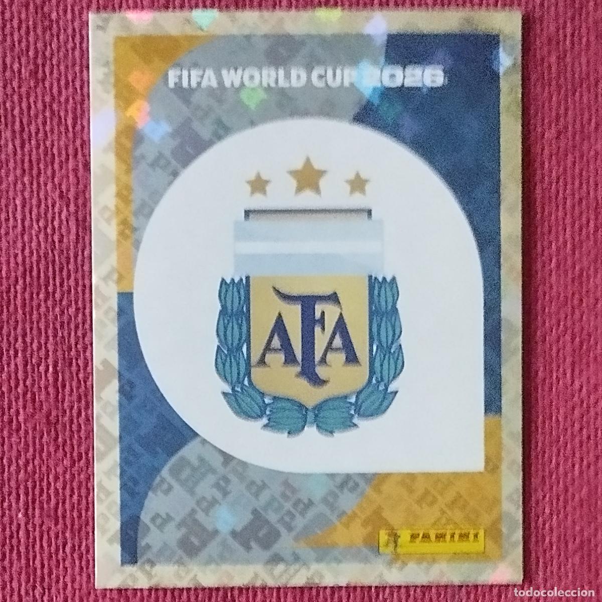 Fu&szlig;ball-Sticker: ESCUDO ARGENTINA - ARG 1 - MUNDIAL DE FUTBOL - FIFA WORLD CUP - 2026