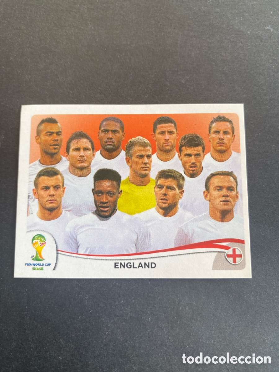 Fu&szlig;ball-Sticker: Cromo Mundial Brasil 2014 Inglaterra N* 299
