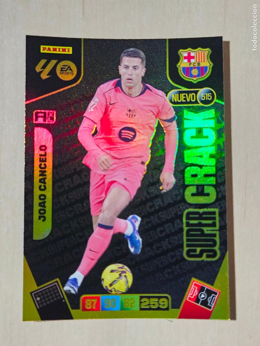 Cromos de f&uacute;tbol: FICHA N&ordm; 515 CANCELO - ADRENALYN 25 26 - PANINI 2025 - 26 - CROMO - NUEVO SUPER CRACK