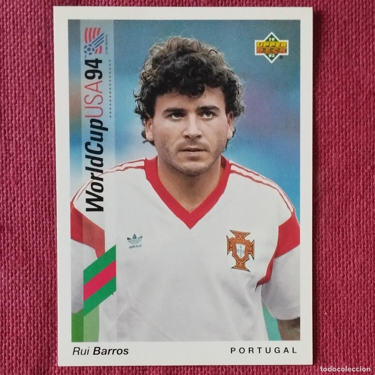 Cromos de f&uacute;tbol: RUI BARROS - 189 - PORTUGAL - MUNDIAL FUTBOL USA 1994 - UPPER DECK - WORLDCUP 94 -