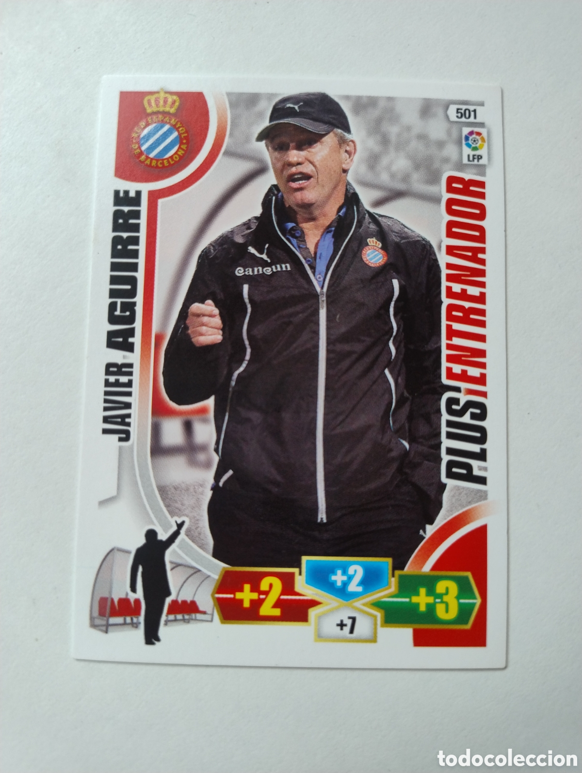 Cromos de f&uacute;tbol: 501 - Javier Aguirre - Espanyol - Adrenalyn XL Liga 2013 - 2014 Plus Entrenador