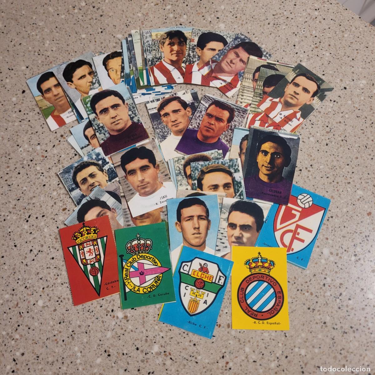 Cromos de f&uacute;tbol: LOTE DE 106 CROMOS DE DIVERSOS EQUIPOS FHER 66. LEER COMENTARIOS