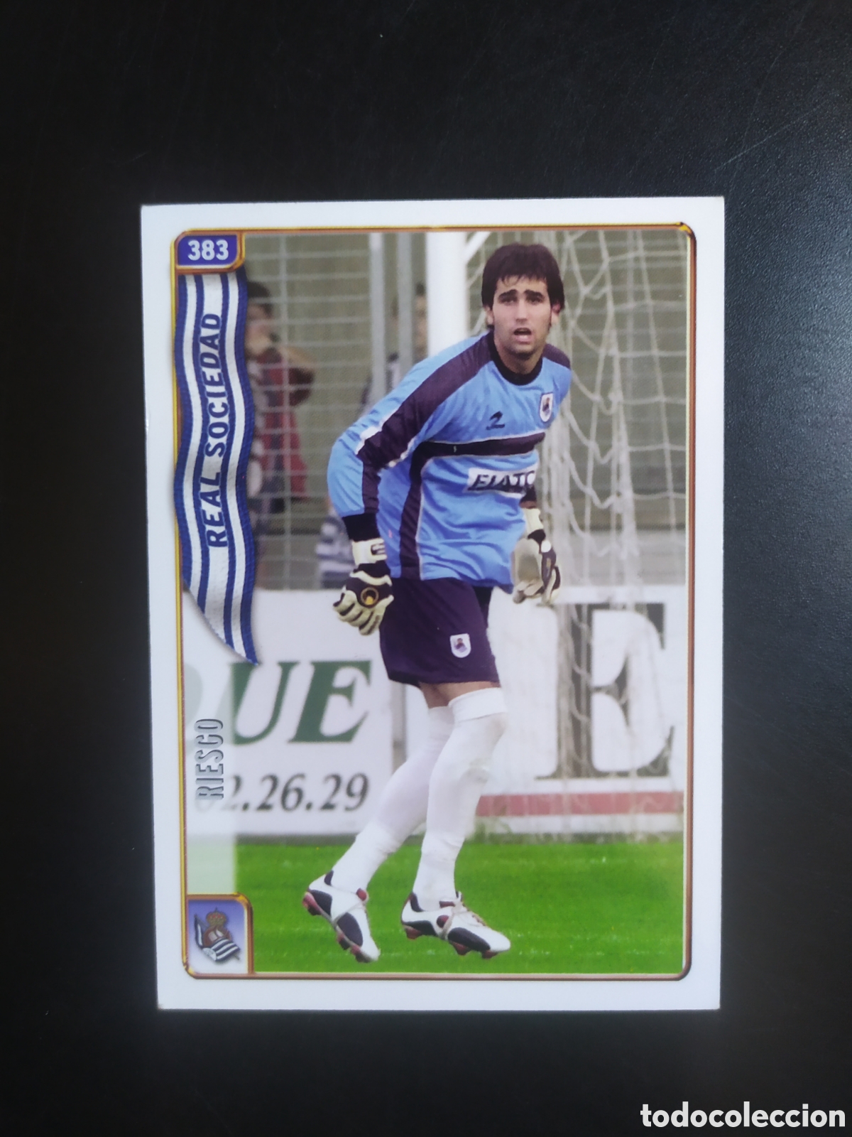Cromos de f&uacute;tbol: Mundicromo fichas liga 2004 2005 04 05 Riesgo n&deg; 383 Real Sociedad
