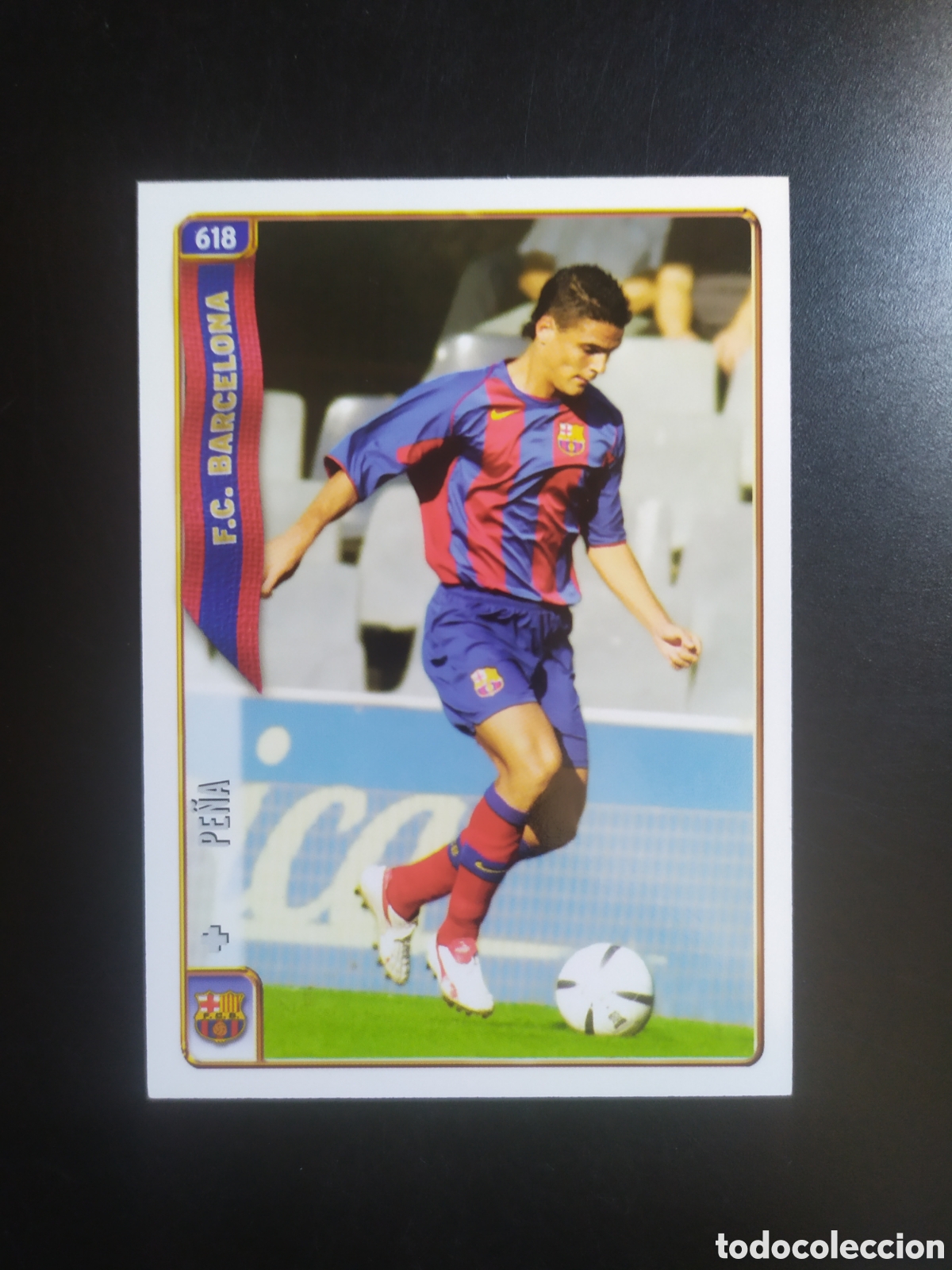 Cromos de f&uacute;tbol: Mundicromo fichas Liga 2004 2005 04 05 Pe&ntilde;a n&deg; 618 Barcelona