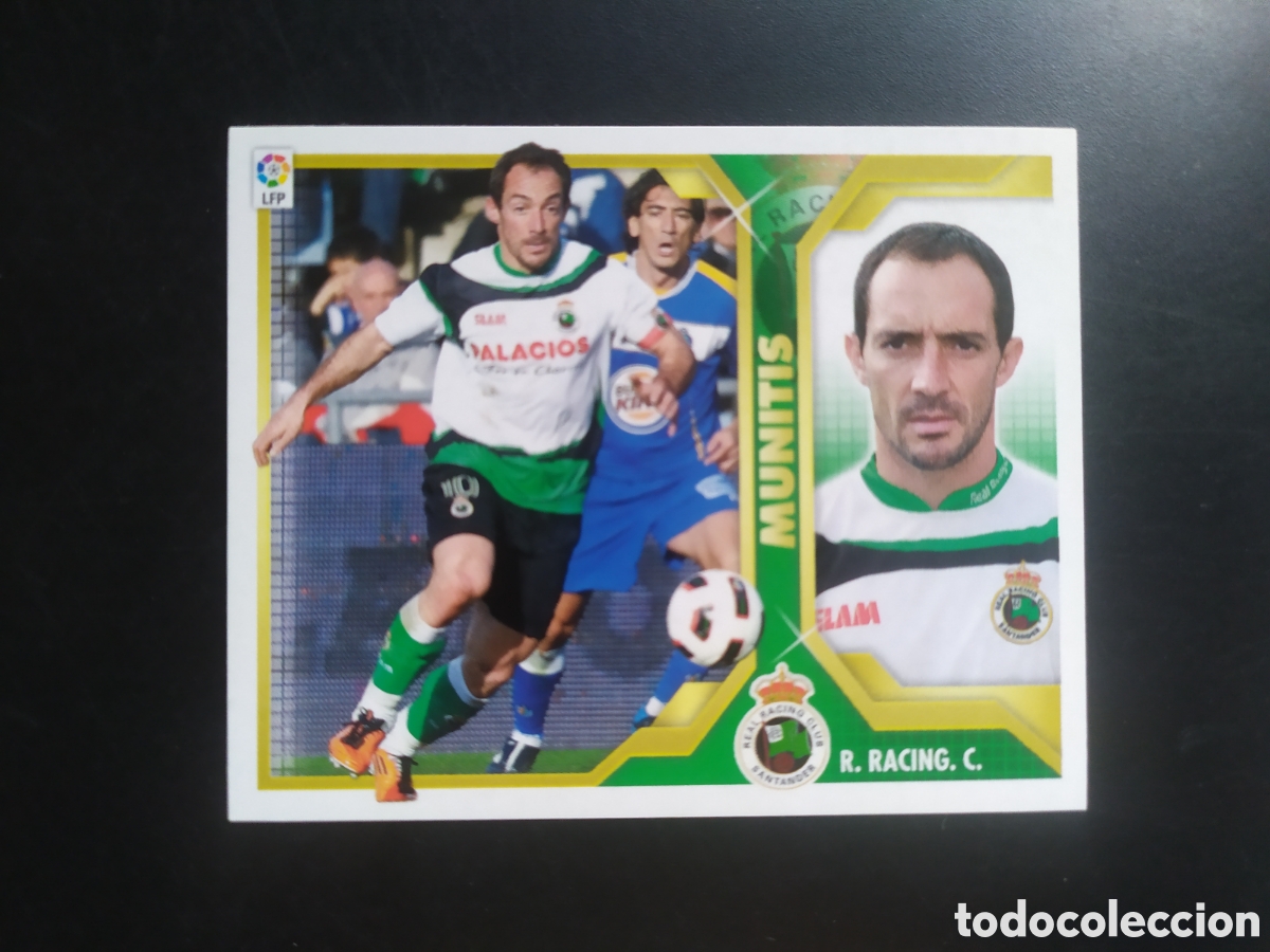 Cromos de f&uacute;tbol: Liga este 2011 2012 11 12 panini Munitis n&deg; 15 Racing Santander