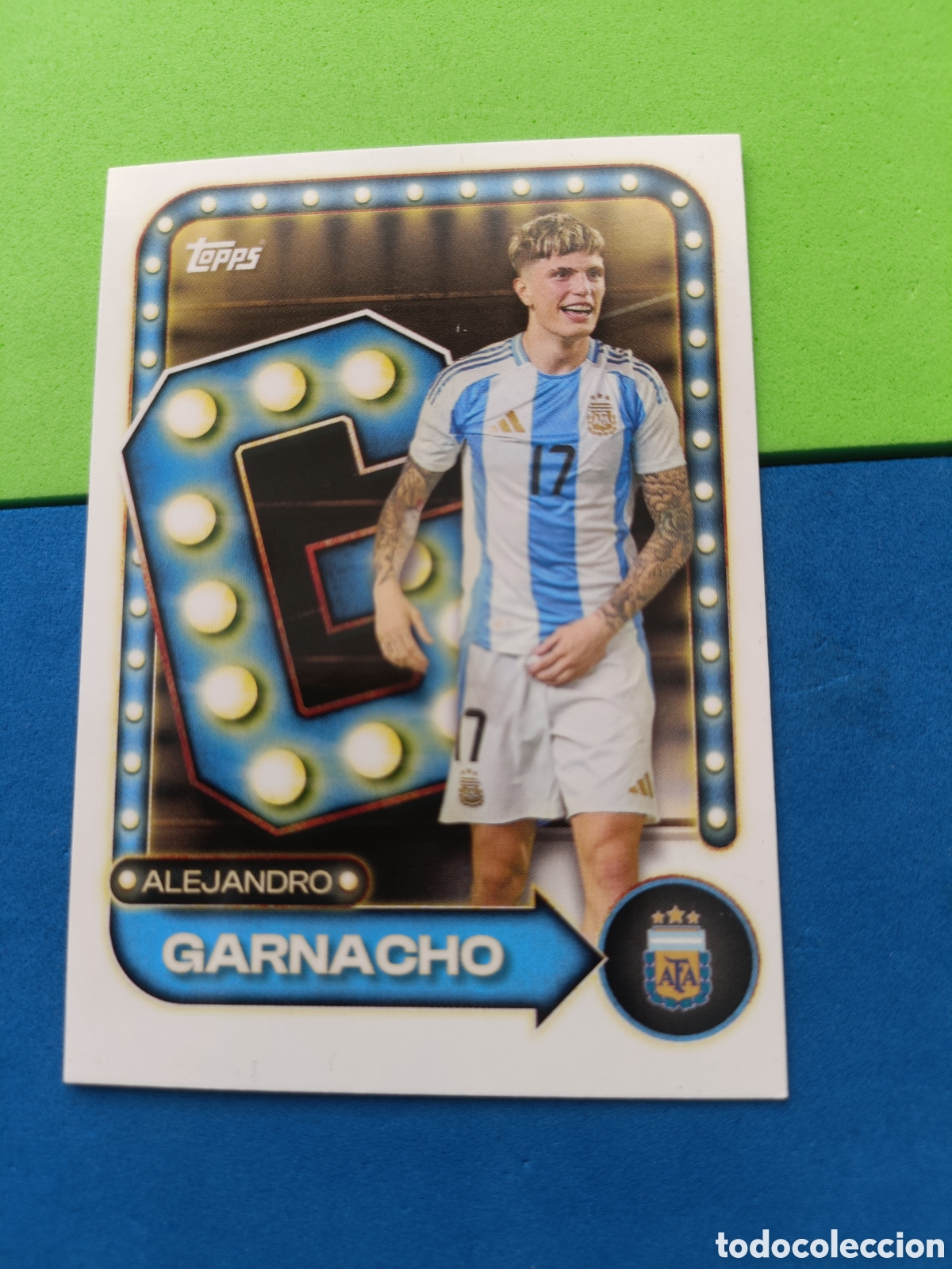 Cromos de f&uacute;tbol: TOPPS Argentina Collector Tin 25 26 2025 2026 - 28 Garnacho