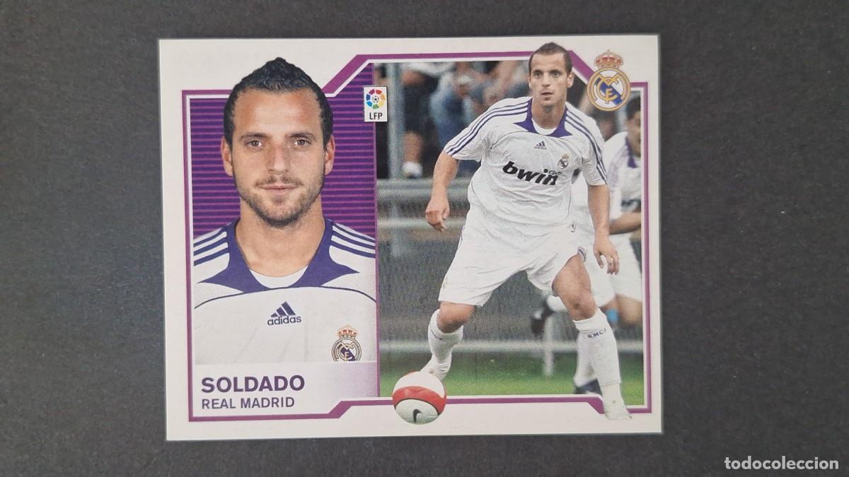 Fu&szlig;ball-Sticker: SOLDADO REAL MADRID LIGA ESTE 2007/08 07 08 NUNCA PEGADO SIN PEGAR