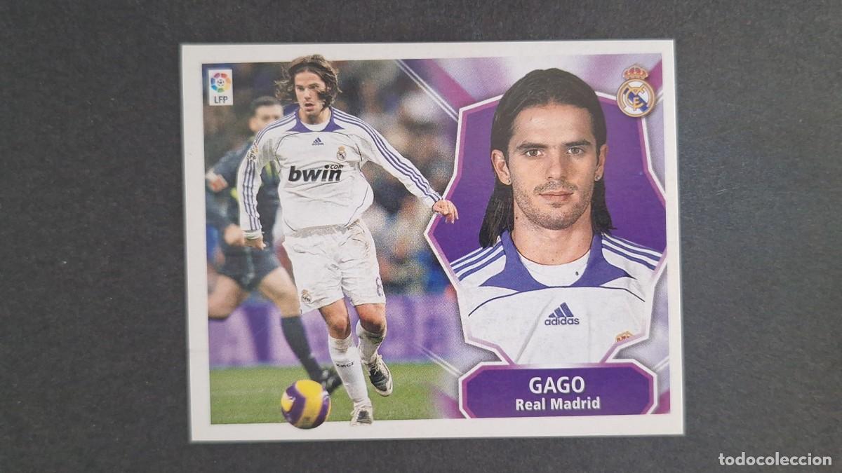 Cromos de f&uacute;tbol: GAGO REAL MADRID LIGA ESTE 2008/09 08 09 NUNCA PEGADO SIN PEGAR