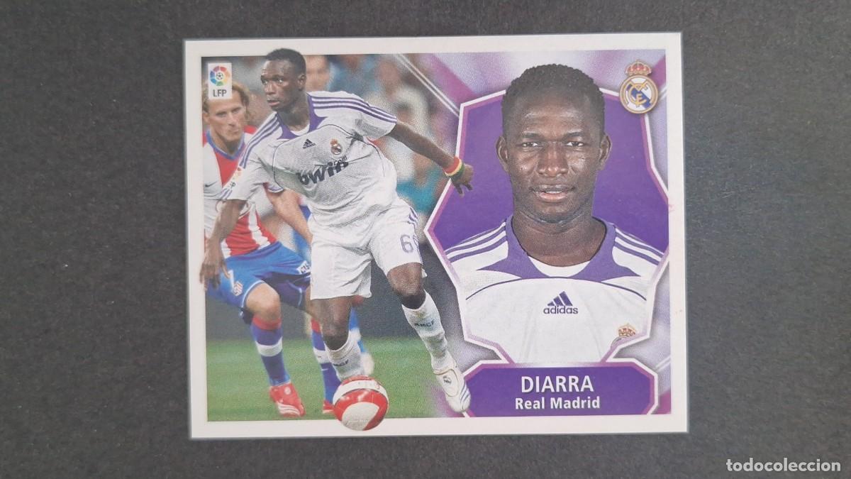 Cromos de f&uacute;tbol: DIARRA REAL MADRID LIGA ESTE 2008/09 08 09 NUNCA PEGADO SIN PEGAR