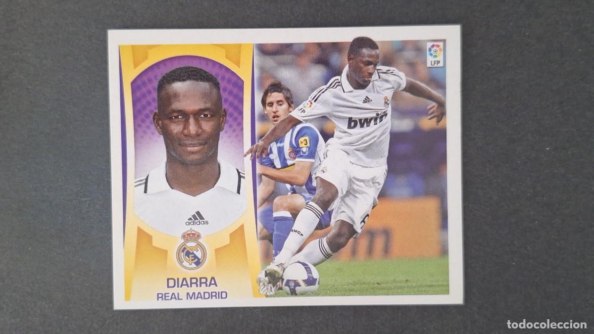 Cromos de f&uacute;tbol: DIARRA REAL MADRID LIGA ESTE 2009/10 09 10 NUNCA PEGADO SIN PEGAR