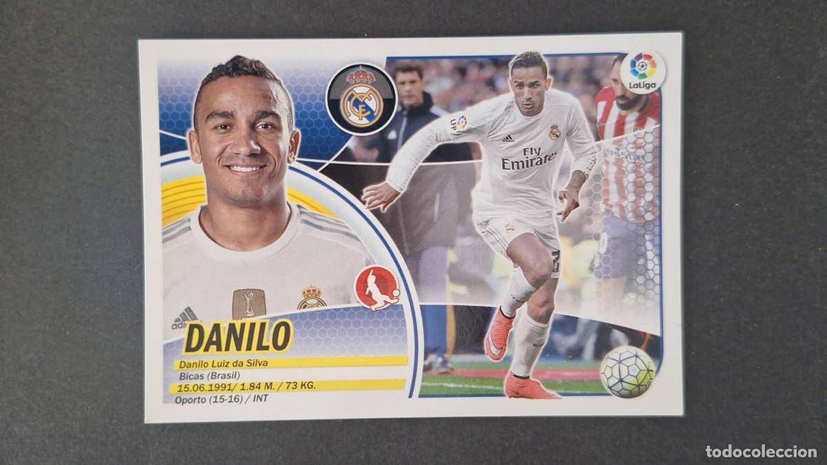 Cromos de f&uacute;tbol: DANILO REAL MADRID LIGA ESTE 2016/17 16 17 NUNCA PEGADO SIN PEGAR