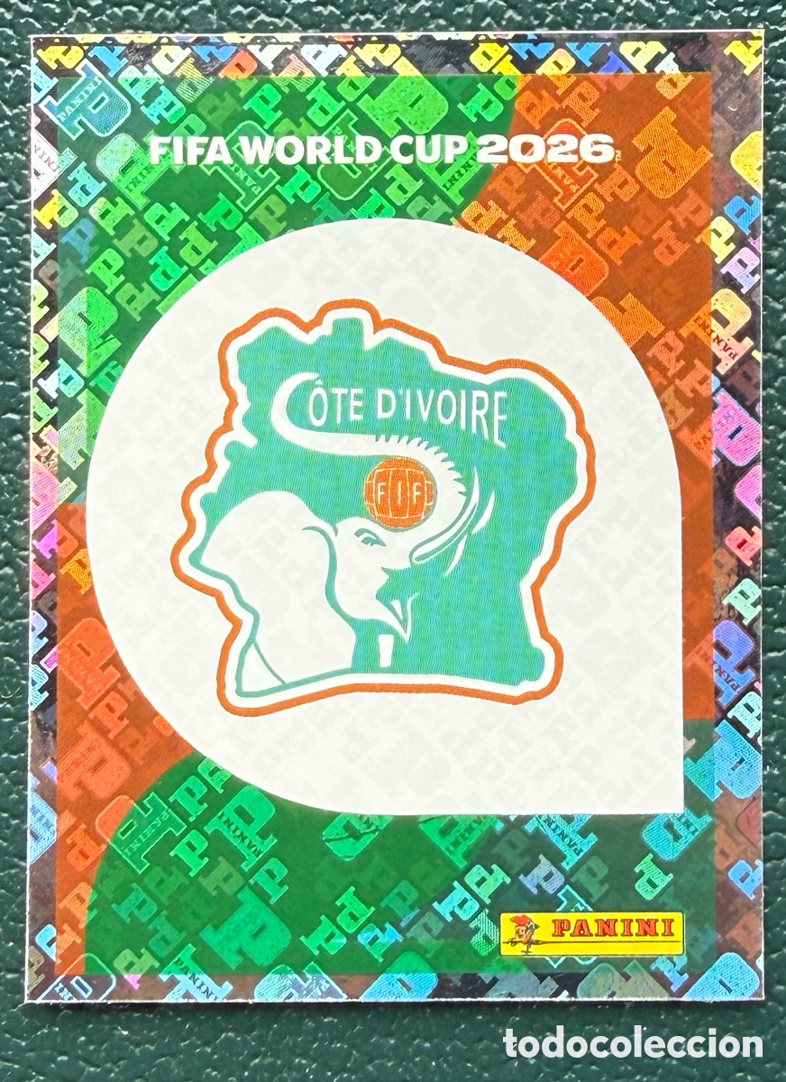 Cromos de f&uacute;tbol: CIV 1 ESCUDO COSTA DE MARFIL CROMOS ALBUM FIFA WORLD CUP MUNDIAL 2026 PANINI