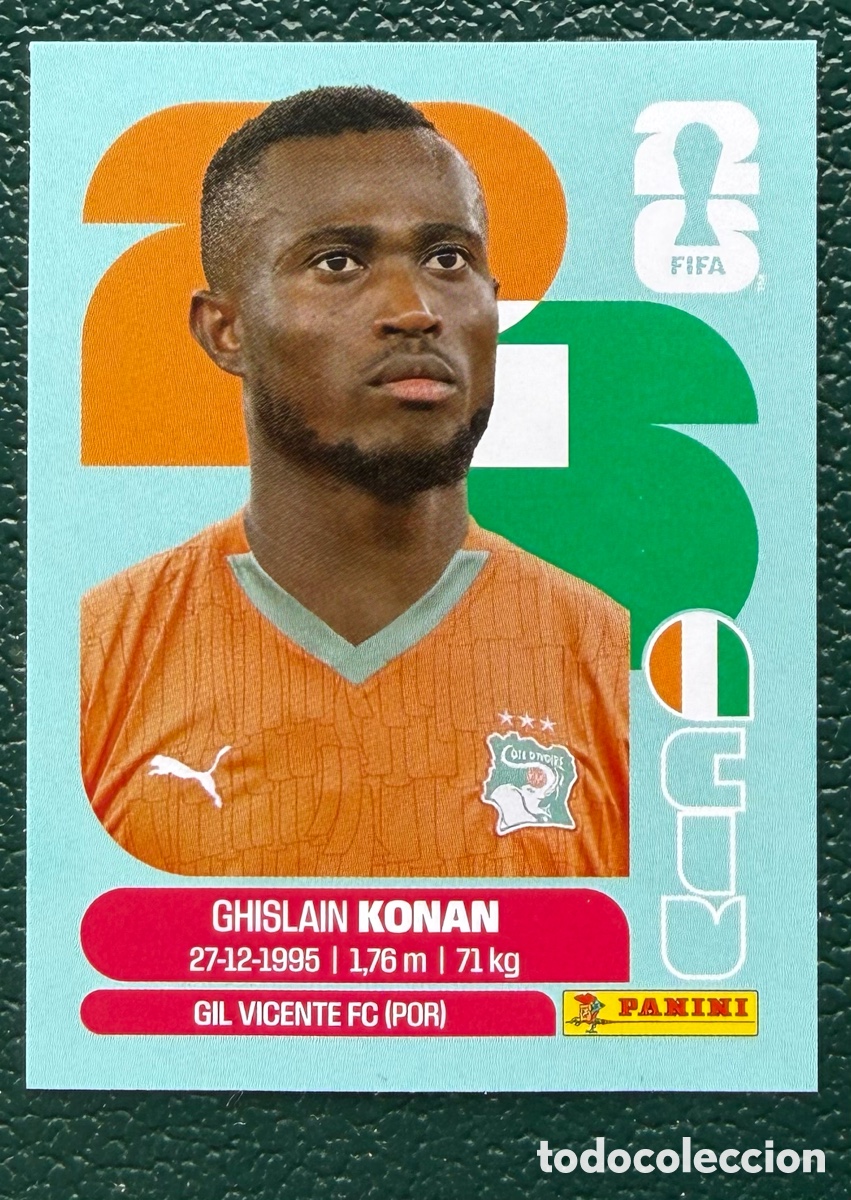 Cromos de f&uacute;tbol: CIV 3 GHISLAIN KONAN COSTA DE MARFIL CROMOS ALBUM FIFA WORLD CUP MUNDIAL 2026 PANINI