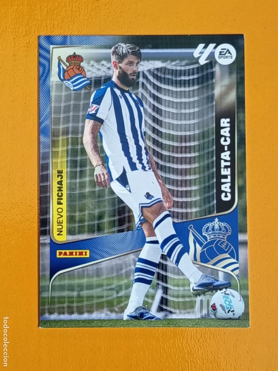 Cromos de Futebol: 457 CALETA-CAR. NUEVO FICHAJE. REAL SOCIEDAD. MEGACRACKS 2025-26. PANINI