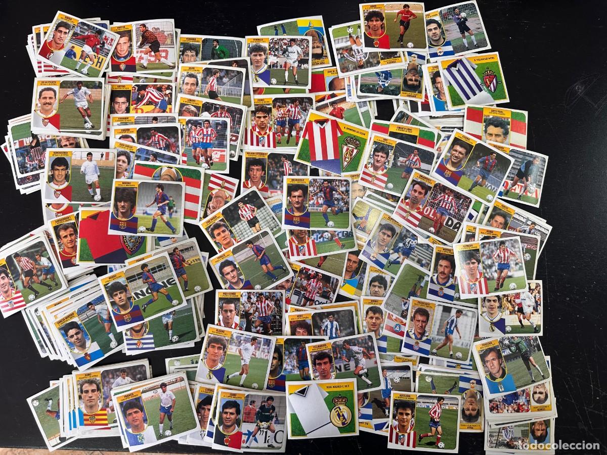 Fu&szlig;ball-Sticker: Lote 332 Cromos Diferentes Aprox Liga Este 91 92 1991 1992