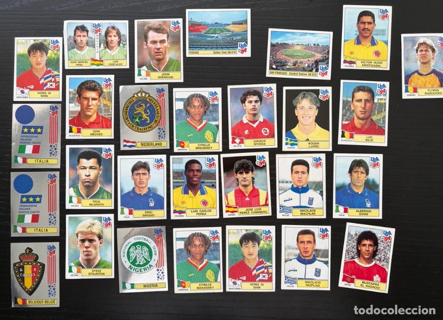 Fu&szlig;ball-Sticker: Lote 63 cromos Panini USA 94