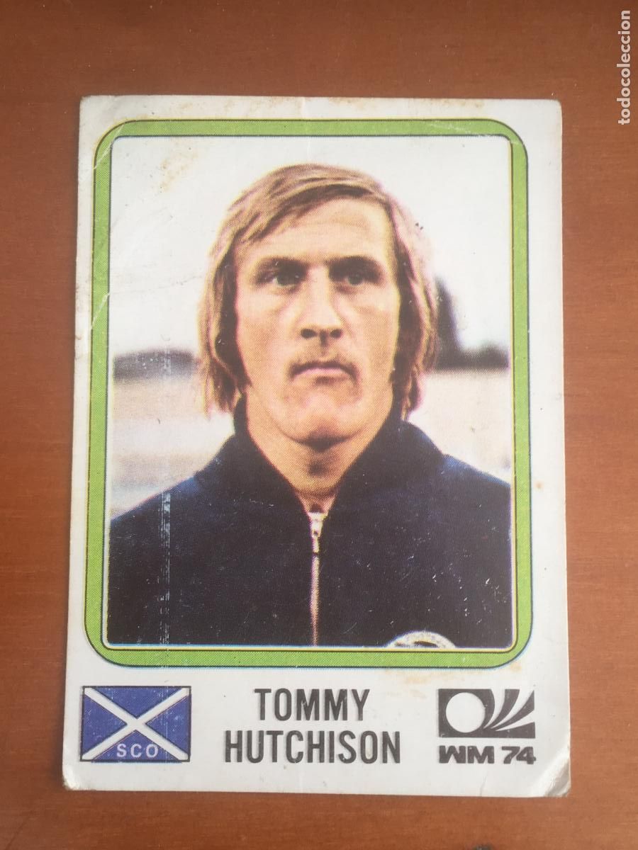 Cromos de f&uacute;tbol: hutchison escocia cromo n&ordm; 214 mundial futbol munich 74 1974 vulcano panini nunca pegado