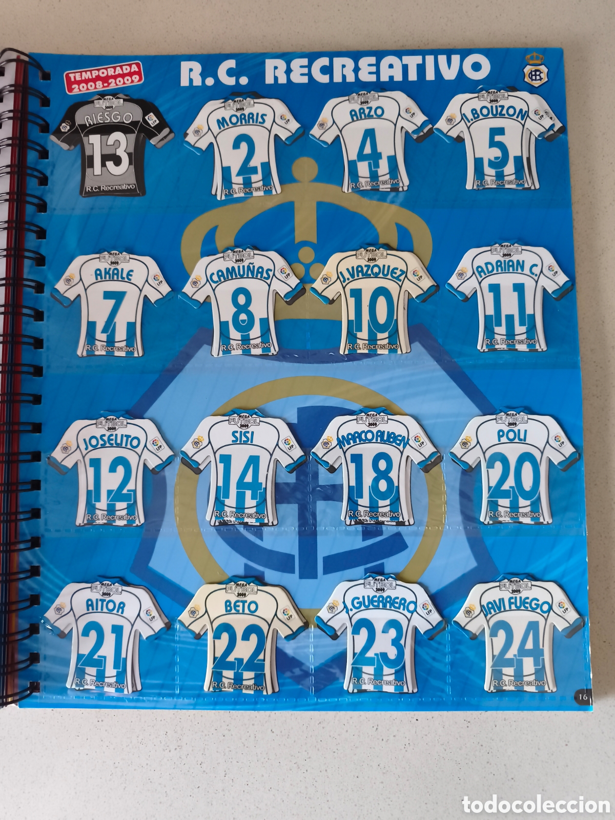 Cromos de f&uacute;tbol: EQUIPO COMPLETO MEGA FUTBOL MAGNETS RECREATIVO