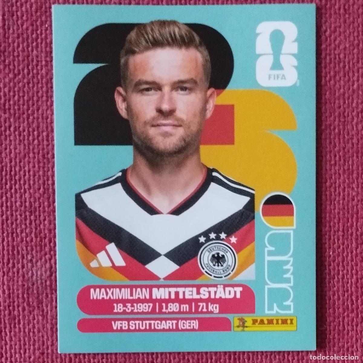 Cromos de f&uacute;tbol: MAXIMILIAM MITTELST&Auml;DT - ALEMANIA - GER 9 - MUNDIAL DE FUTBOL - FIFA WORLD CUP - 2026