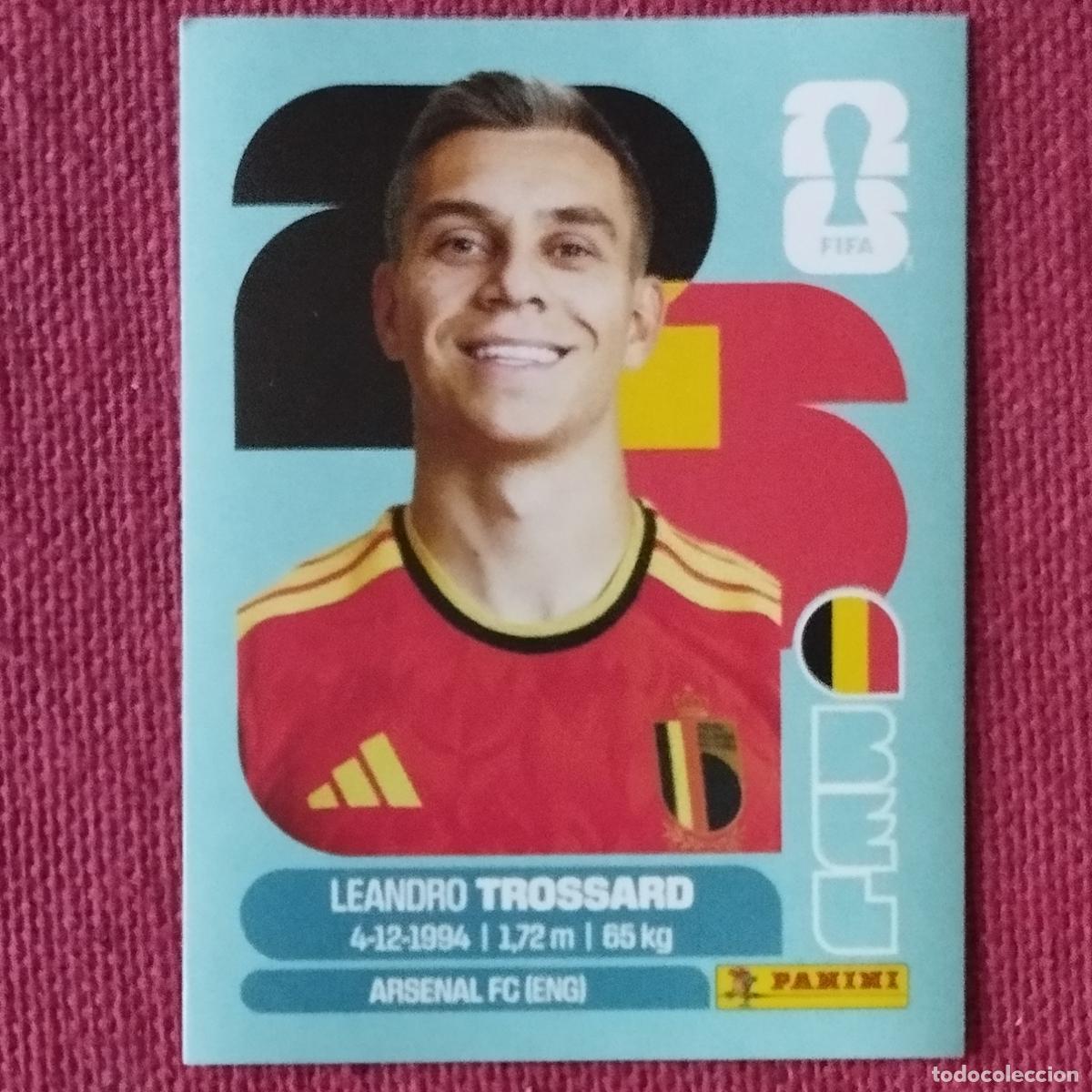 Cromos de f&uacute;tbol: LEANDRO TROSSARD - BELGICA - BEL 18 - MUNDIAL DE FUTBOL - FIFA WORLD CUP - 2026