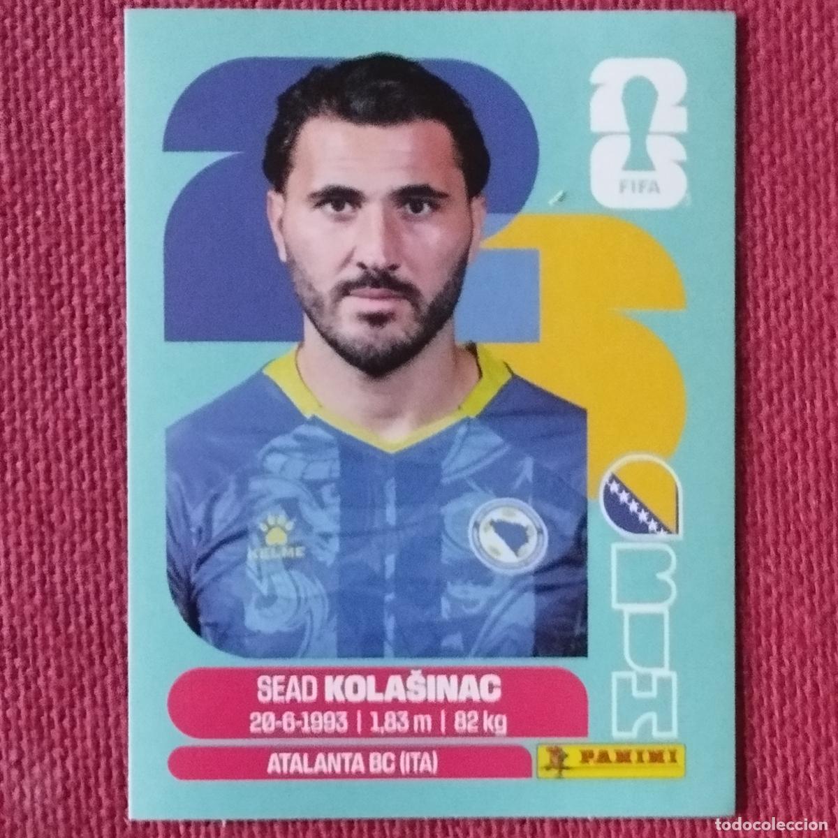 Figurine di Calcio: SEAD KOLASINAC - BOSNIA HERZEGOVINA - BIH 4 - MUNDIAL DE FUTBOL - FIFA WORLD CUP - 2026