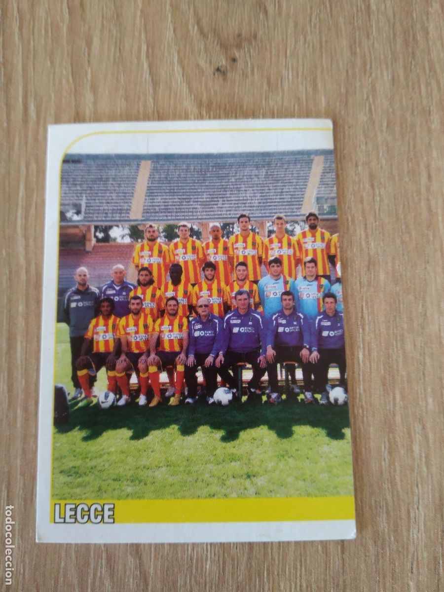 Figurine di Calcio: 270 EQUIPO PLANTILLA LECCE CROMO FUTBOL PANINI LIGA ITALIA 2011-2012 CALCIATORI 11-12