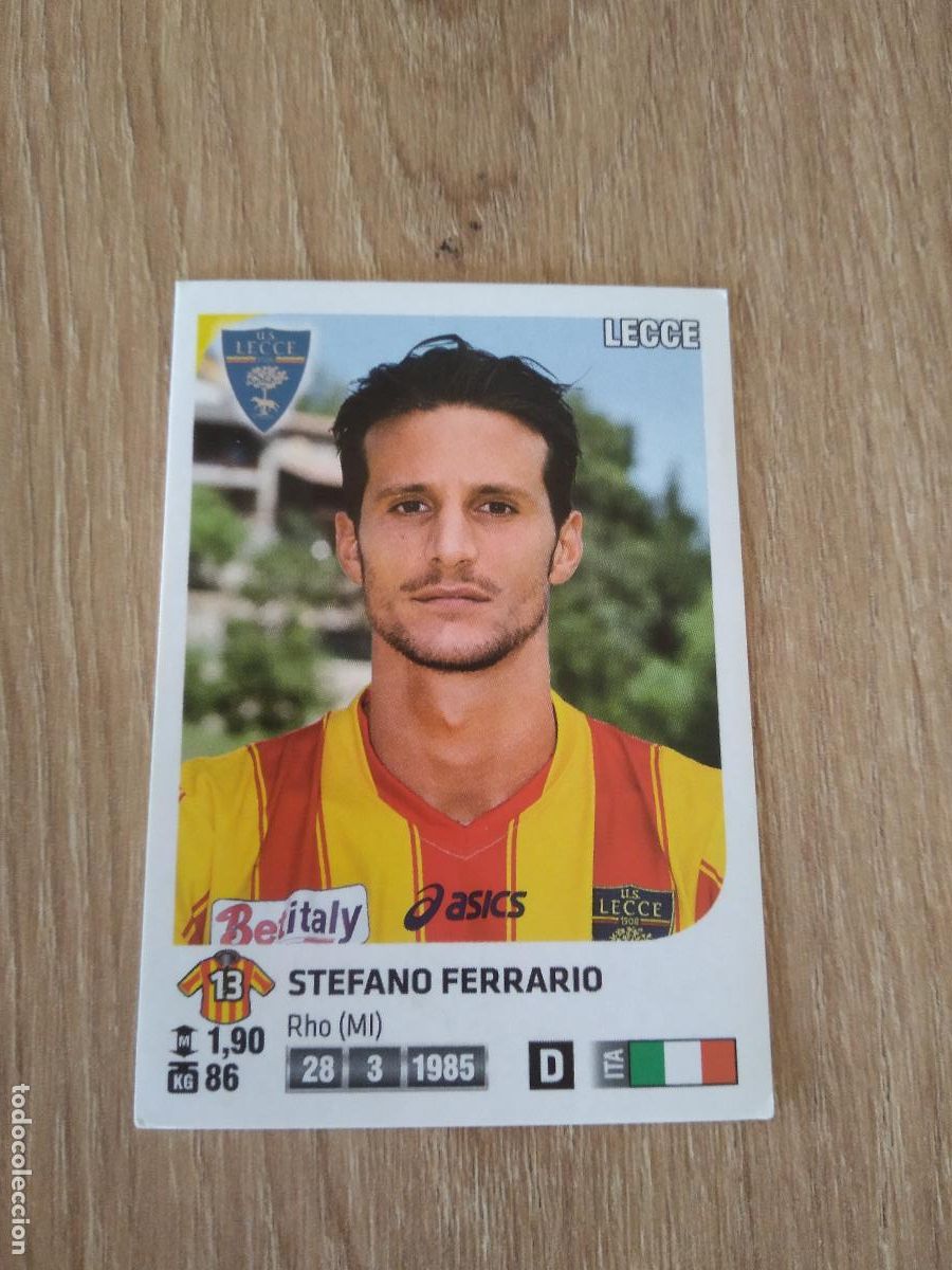 Figurine di Calcio: 274 STEFANO FERRARIO LECCE CROMO FUTBOL PANINI LIGA ITALIA 2011-2012 CALCIATORI 11-12